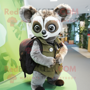 Postava maskota Lemur...