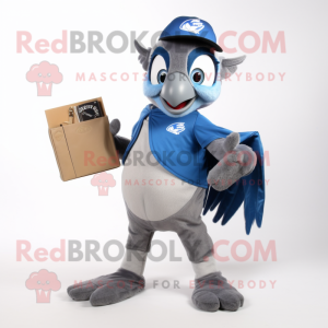 Gray Blue Jay mascotte...