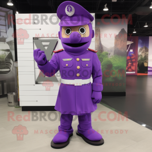 Purple Army Soldier...