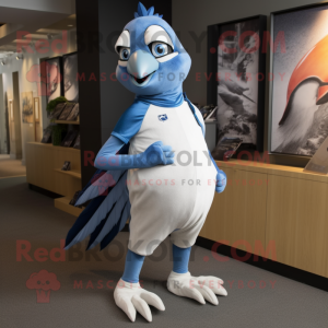 White Blue Jay mascotte...