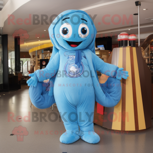 Sky Blue Bagels maskot...