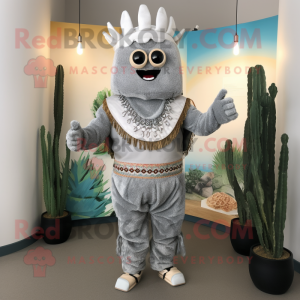 Sølv Tacos maskot kostume...