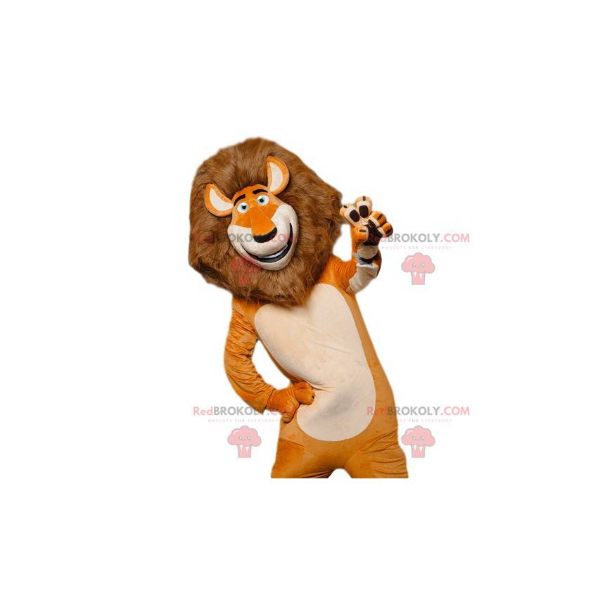 Mascot Alex, the famous lion of Madagascar - Sizes L (175-180CM)