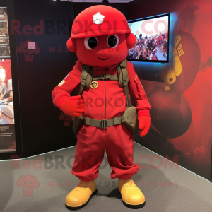 Red Marine Recon maskot...