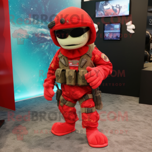 Red Marine Recon maskot...