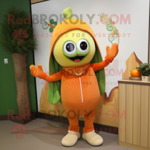 Oliven Orange maskot...