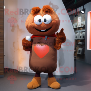 Rust Heart maskot kostume...