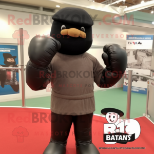 Black Boxing Glove mascotte...