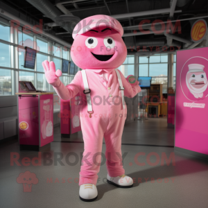 Postava maskota Pink Bagels...