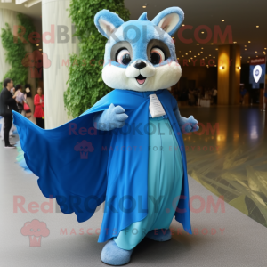 Blue Flying Squirrel maskot...