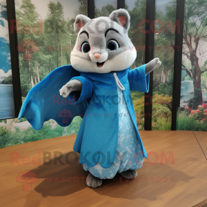 Blue Flying Squirrel maskot...