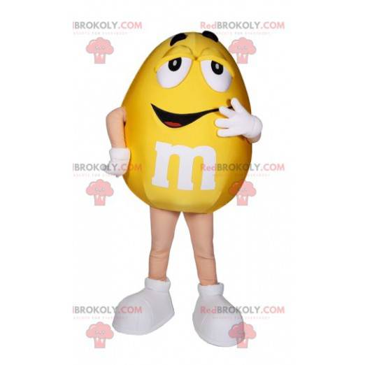 M & M'S mascotte een beetje duizelig. M & M'S kostuum -