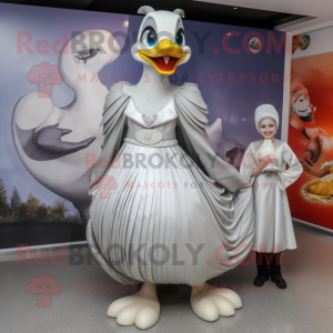 Silver Swans maskot drakt...