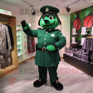 Waldgrüner Polizeibeamter...