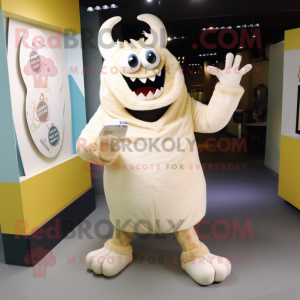 Cream Demon maskot kostym...