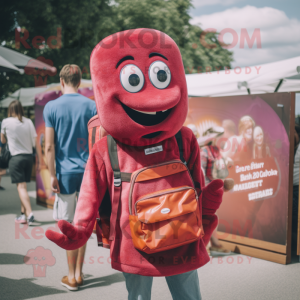 Magenta Currywurst maskot...