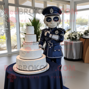 Navy Wedding Cake...