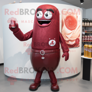 Maroon Soda Can mascotte...