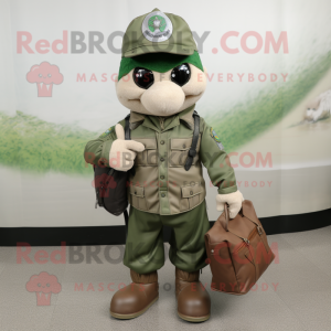 Silver Green Beret mascotte...