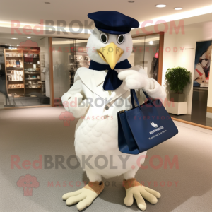 Navy Hens maskot kostym...