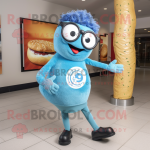 Blue Bagels mascotte...