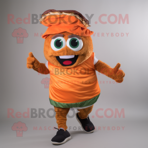 Personaje de mascota Orange...