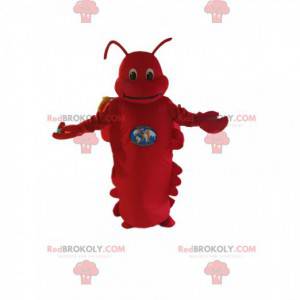 Mascotte rode kreeft. Rood kreeft kostuum - Redbrokoly.com