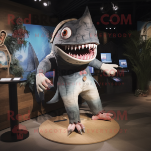  Megalodon mascotte kostuum...