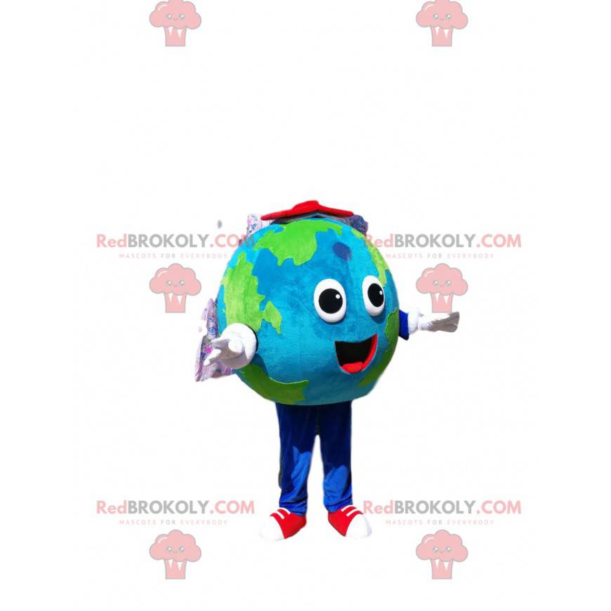 Aarde mascotte. Aarde kostuum - Redbrokoly.com
