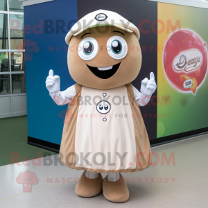 Tan Baseball Ball mascotte...