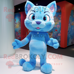 Postava maskota Sky Blue...