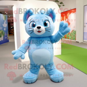 Postava maskota Sky Blue...