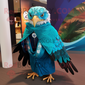 Teal Falcon mascotte...