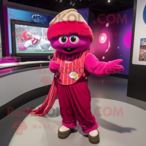 Magenta Pho maskot kostym...