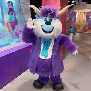 Lavender Yak mascotte...