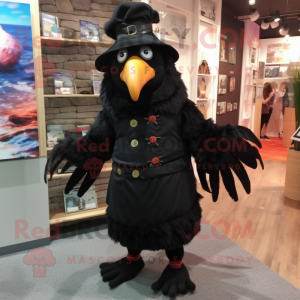  Blackbird maskot kostym...