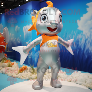 Silver Goldfish mascotte...