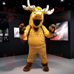 Gold Elk maskot...