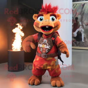 Rust Fire Eater maskot...