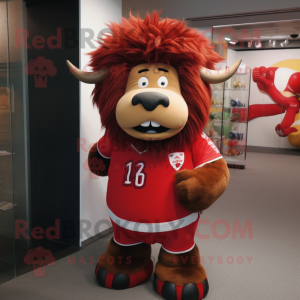 Red Yak mascotte kostuum...