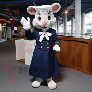 Navy Mouse maskot kostume...