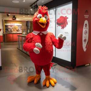 Red Roosters maskot drakt...