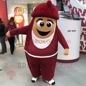 Maroon Falafel mascotte...