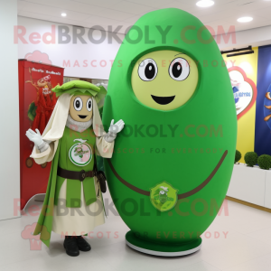 Olive Celtic Shield maskot...