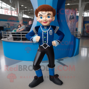 Blue Irish Dancer maskot...