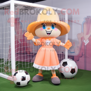 Peach Soccer Goal...