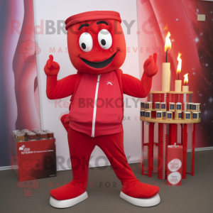 Red Scented Candle maskot...