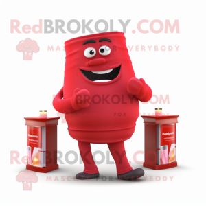 Red Scented Candle maskot...