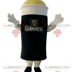 Bicchiere di birra scura mascotte. Costume da Formato L (175-180 CM)