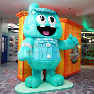 Cyan Candy Box maskot...